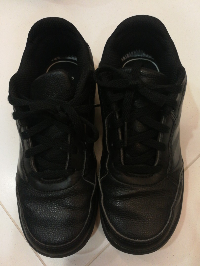 adidas black school shoes