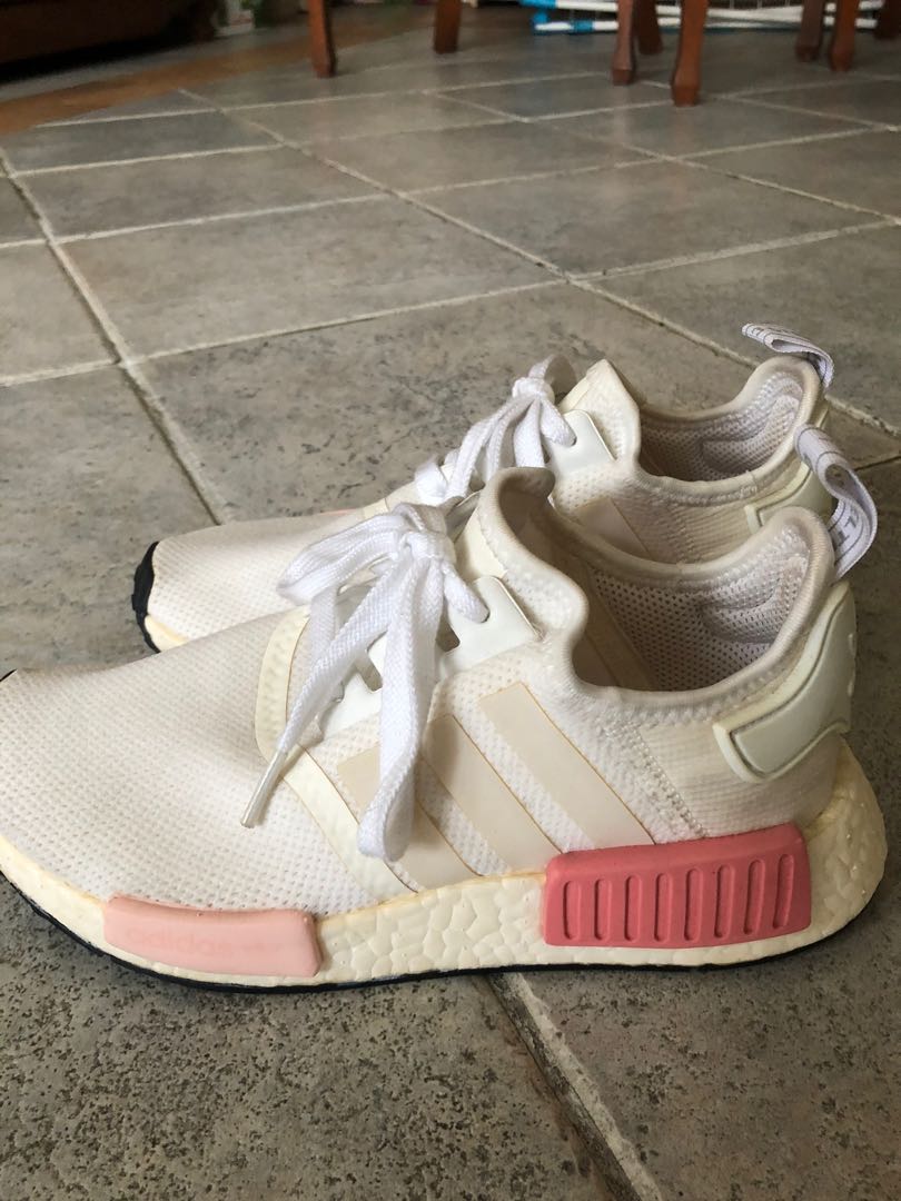 adidas nmd white icy pink