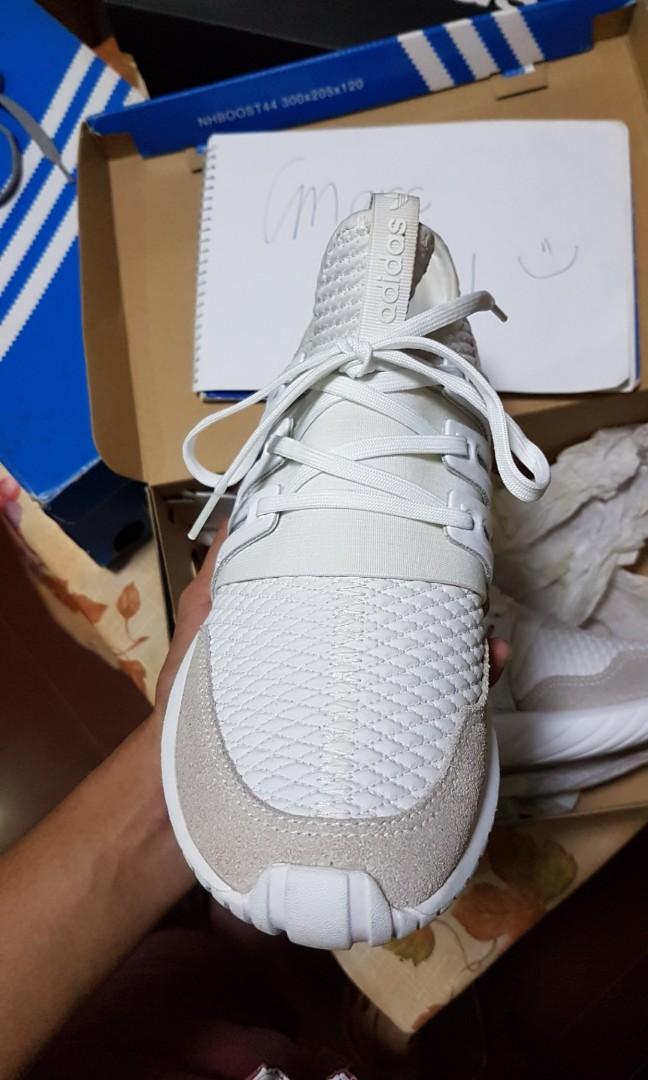 adidas tubular radial white womens