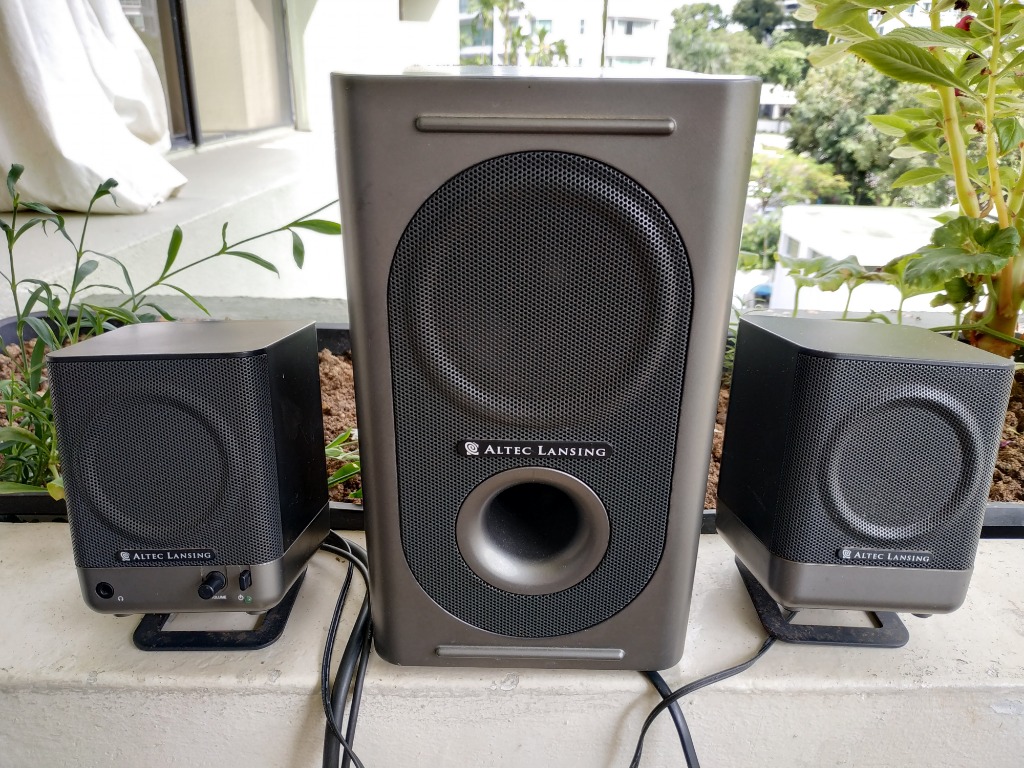 Altec lansing amplified speaker system clearance