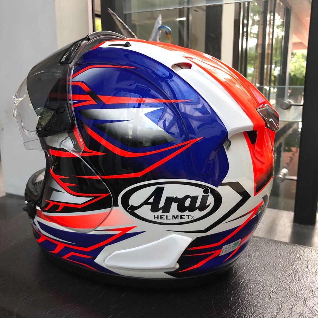 Arai RX 7X Ghost Blue Motorcycles Motorcycle Apparel on Carousell