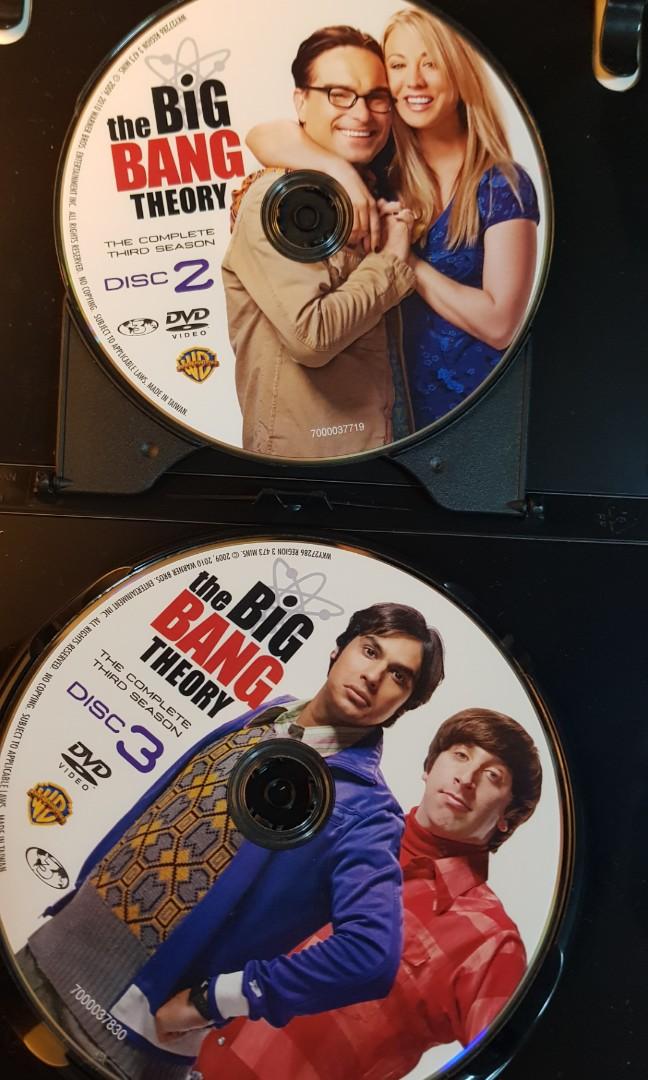 Big bang theory season 3, Hobbies & Toys, Music & Media, CDs & DVDs on ...
