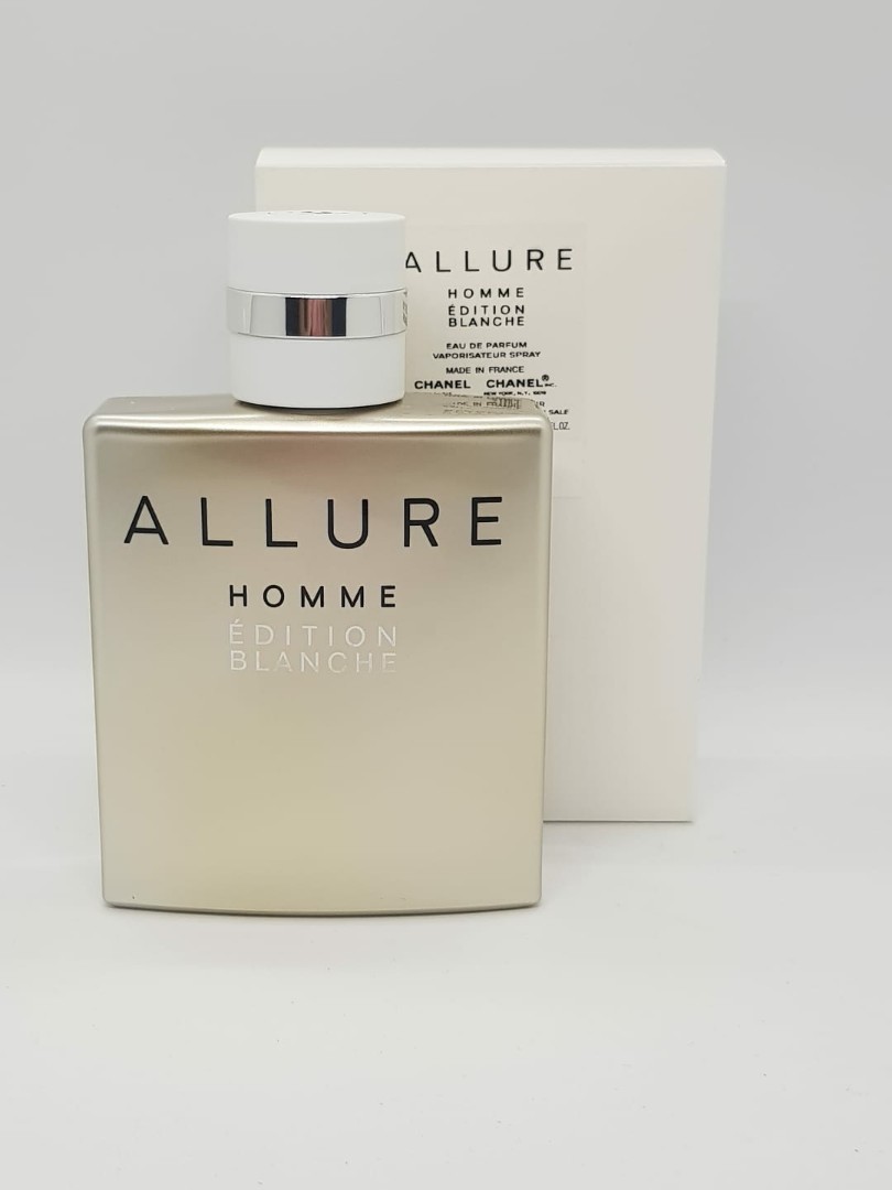 Chanel Allure Homme Edition Blanche EDP 100ml TESTER Perfume Spray, Beauty  & Personal Care, Fragrance & Deodorants on Carousell