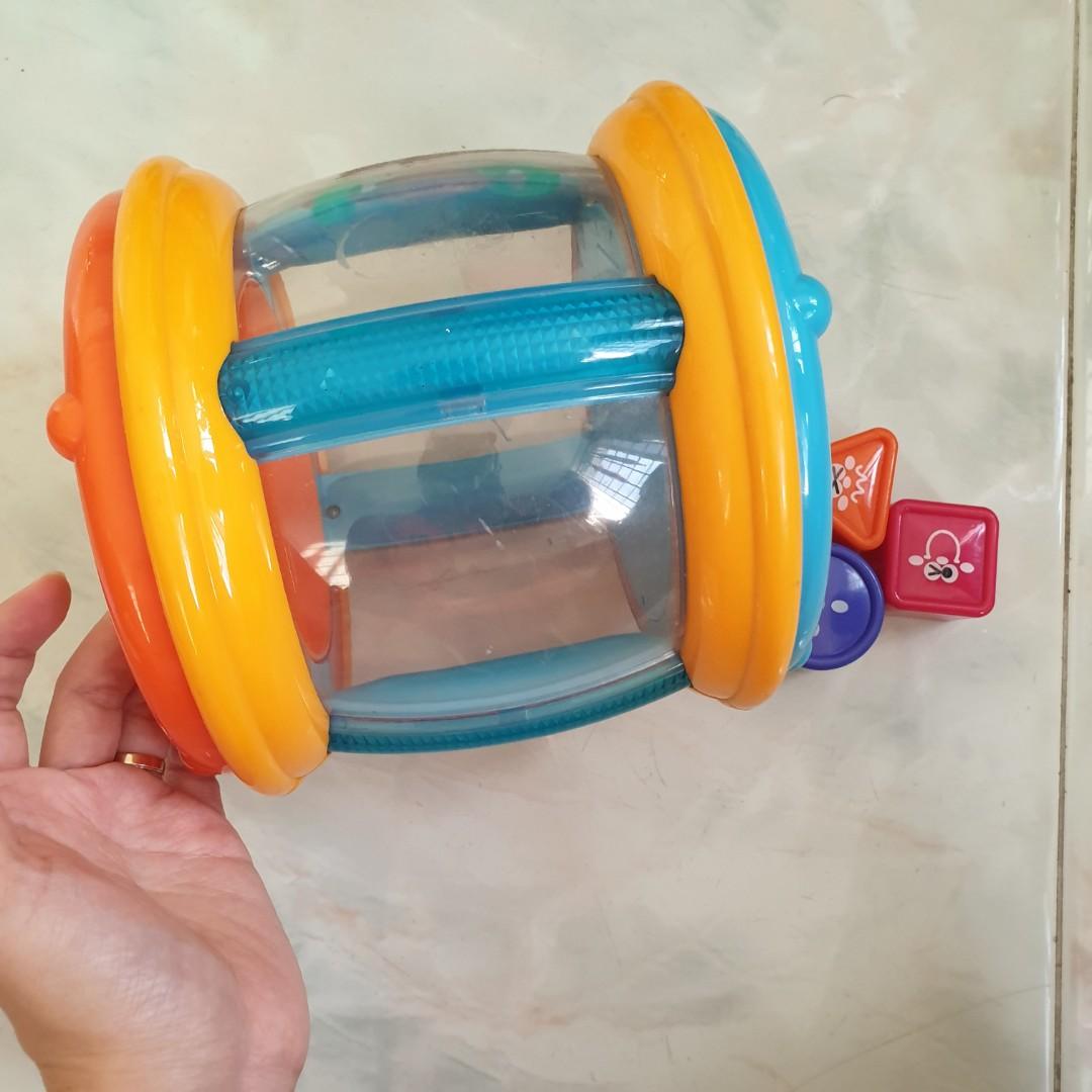 Chicco shapes and sound tambourine shape sorter 2 in 1, Babies & Kids