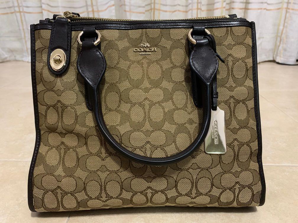 coach square bag