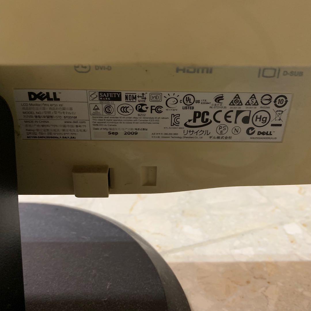 Dell Monitor ST2310 23” Full HD widescreen monitor, Computers & Tech ...