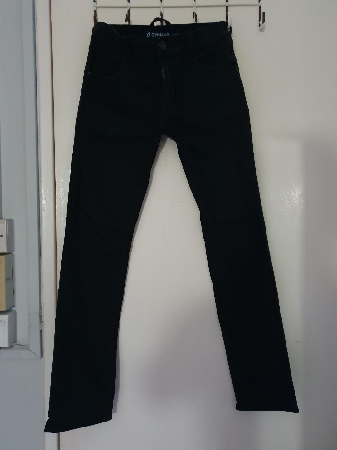 denizen black skinny jeans