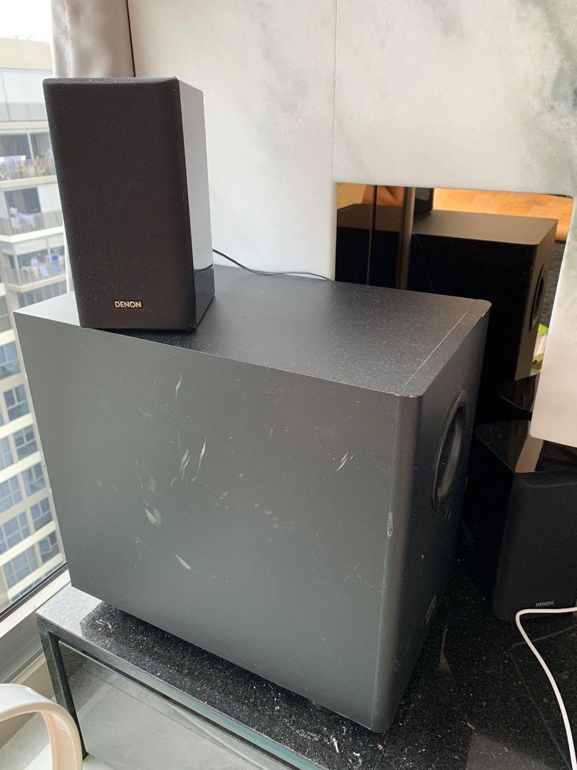 Denon 5.1 surround sound system with amplifier DHT1312XP AVR, Audio