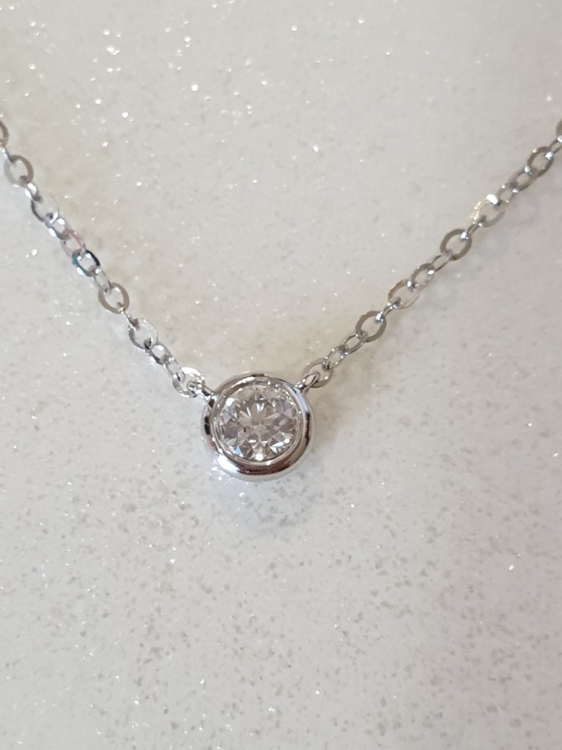 Genuine diamond necklace discount
