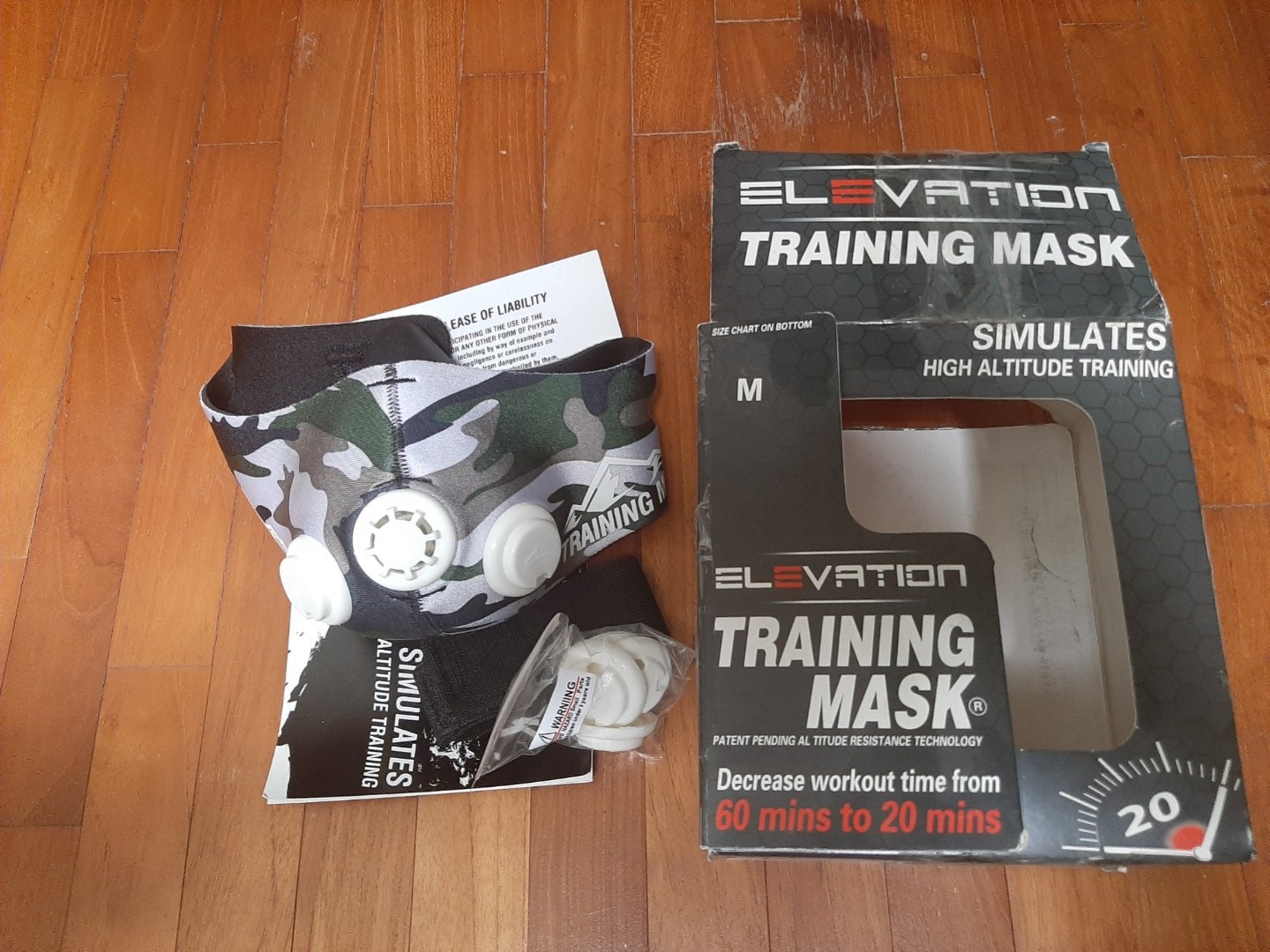 Elevation Training Mask, Sports Equipment, Exercise & Fitness, Toning ...