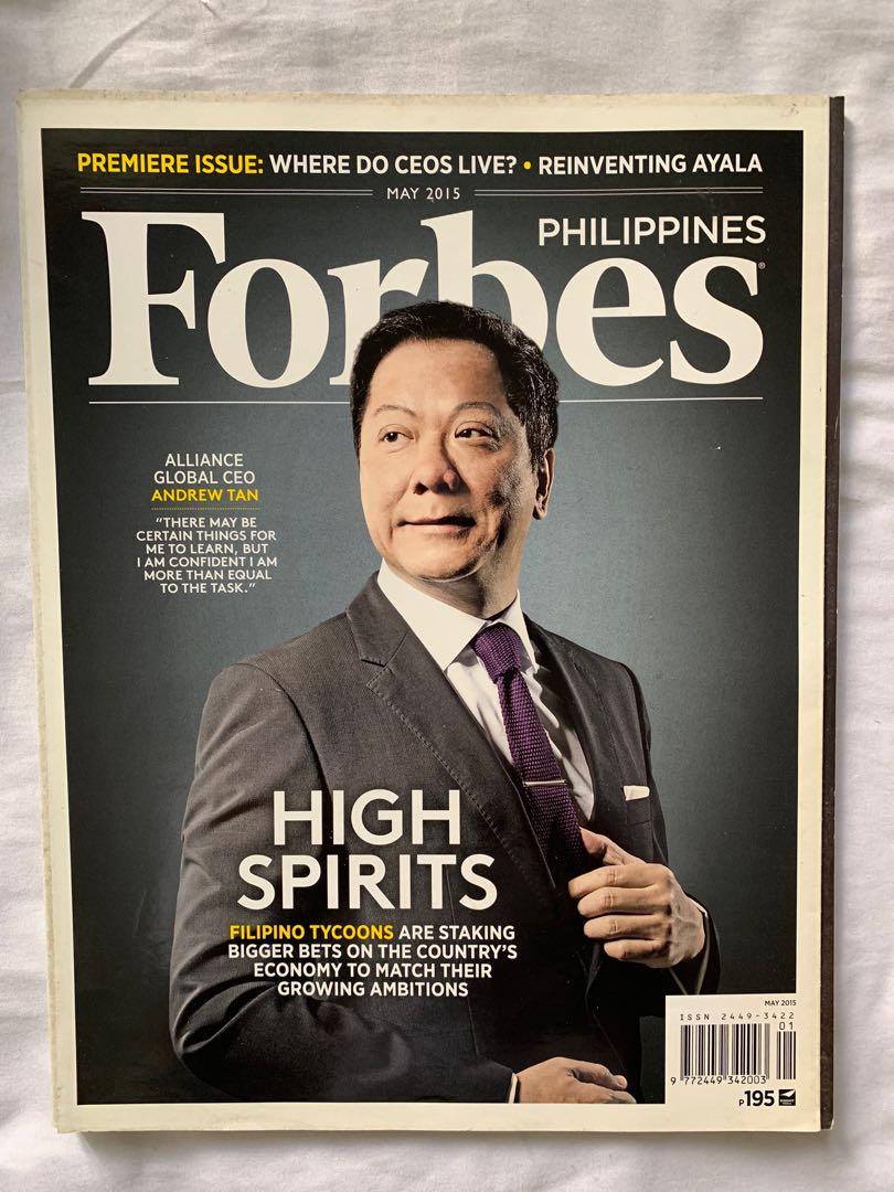Forbes Magazine Philippines premier issue, Hobbies & Toys, Books & Magazines, Magazines on Carousell