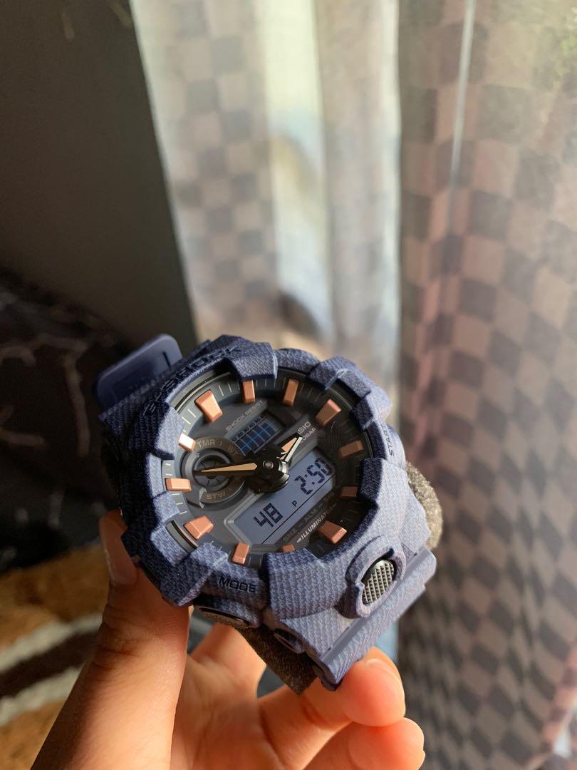 G Shock Denim Collection GA 700DE 2ADR Luxury Watches on Carousell