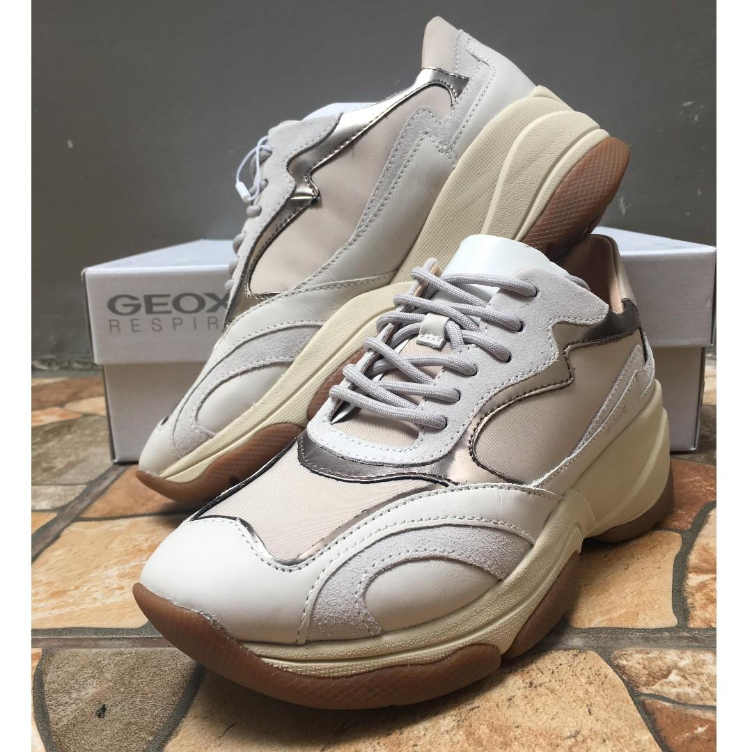 GEOX Kirya Woman Cream and Off White Original Women s Fashion