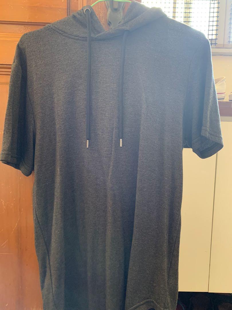 Short sleeve hoodie forever 21 discount
