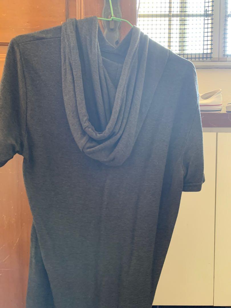 Short sleeve hoodie forever 21 clearance