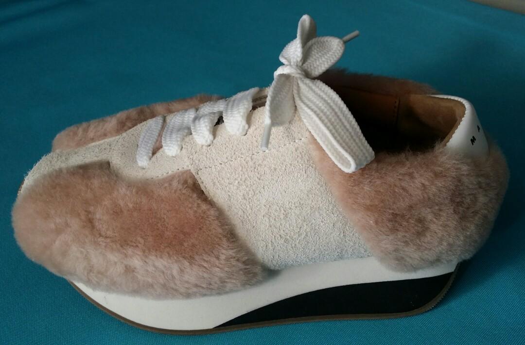 marni fur sneaker