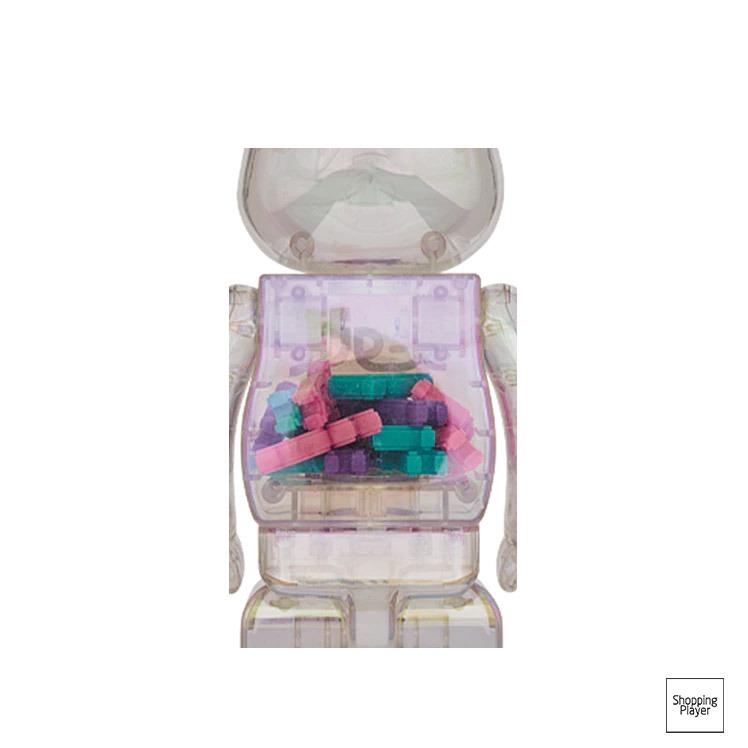 Medicom Toy Bearbrick BE@RBRICK X-girl 100% 400% Clear Ver Set 