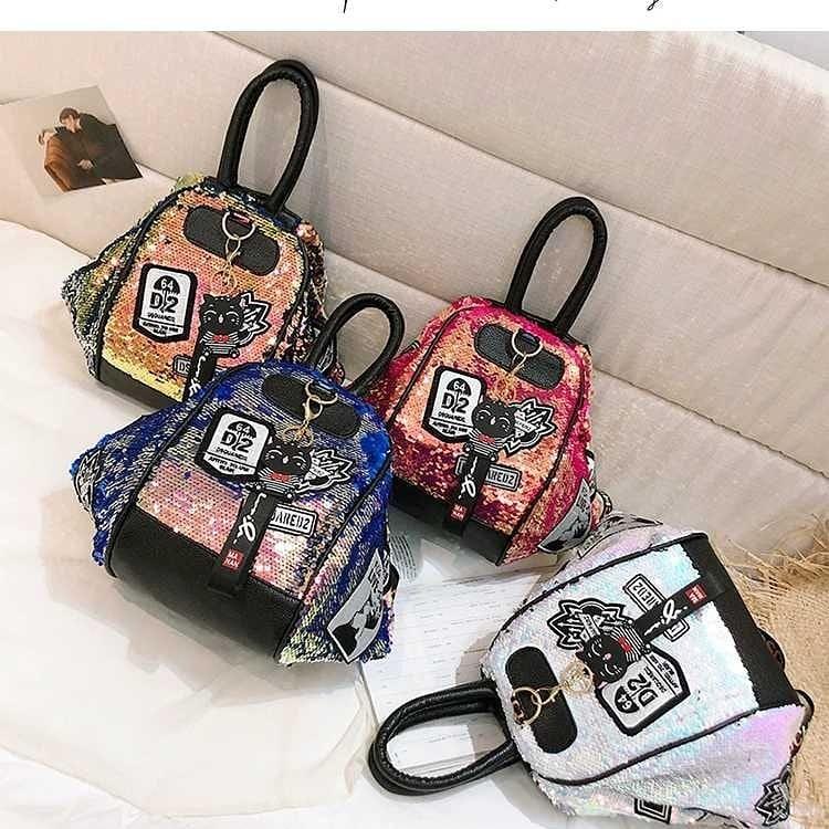 Moschino Sequins 3 Ways bag