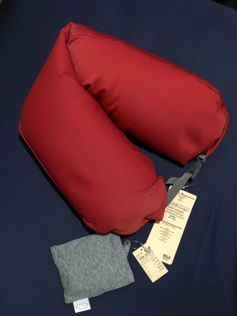 Muji Travel Neck cushion and eye mask, Hobbies & Toys, Travel, Travel