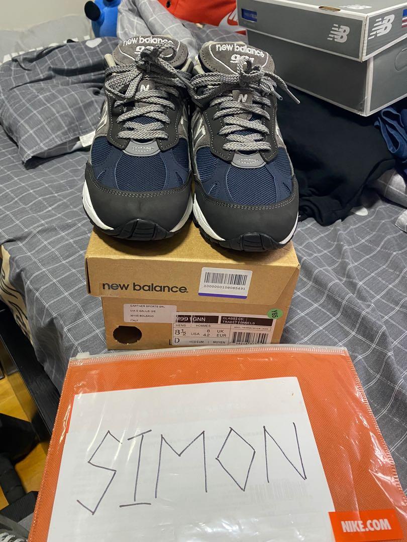 New Balance M991 GNN Made in England Size US8.5 D Carousell