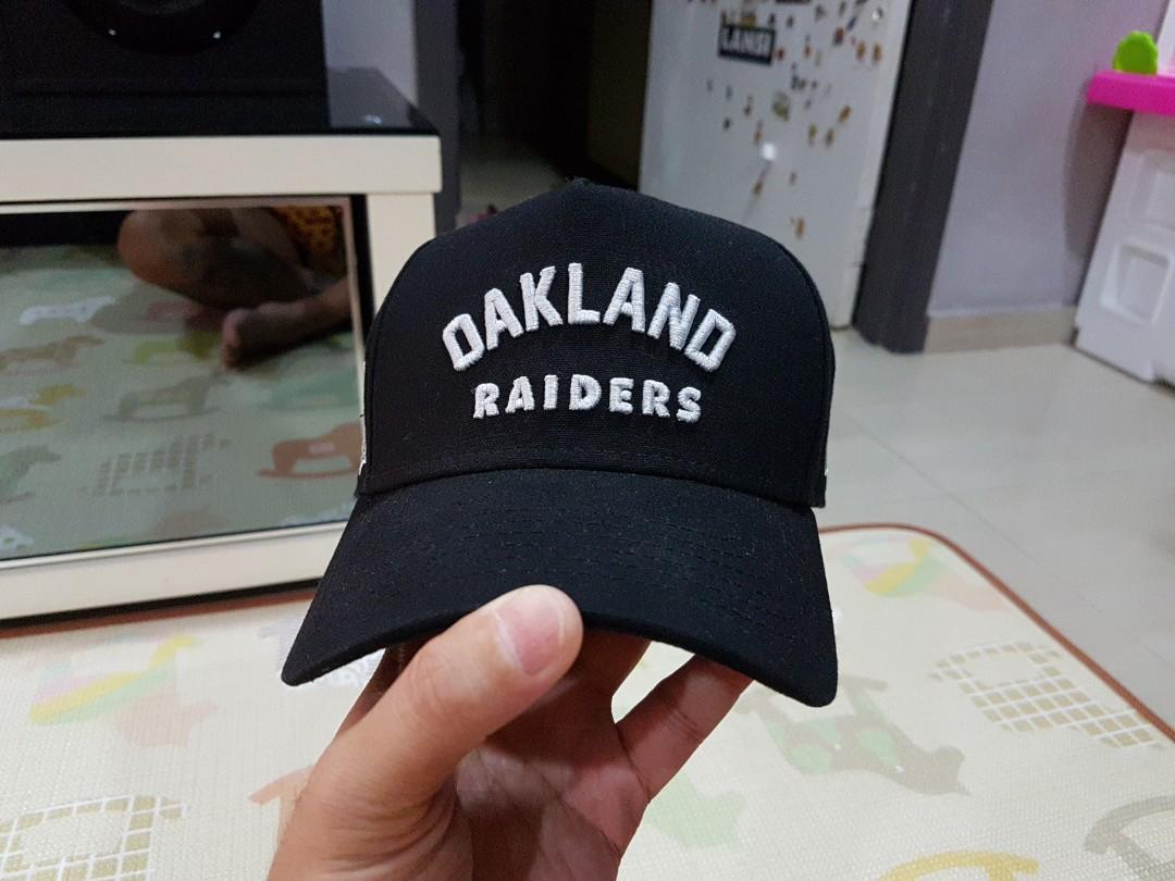 New Era Las Vegas Raiders NFL Black 9fifty Snapback Cap Hat Oakland Used