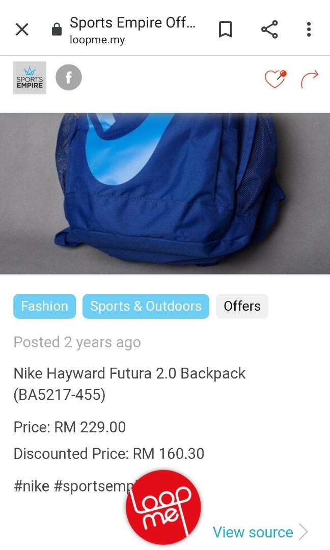 nike sportswear hayward futura backpack