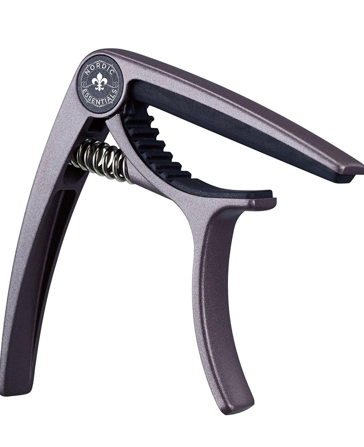 Nordic Essentials Guitar Capo Deluxe matte coffee, Hobbies & Toys