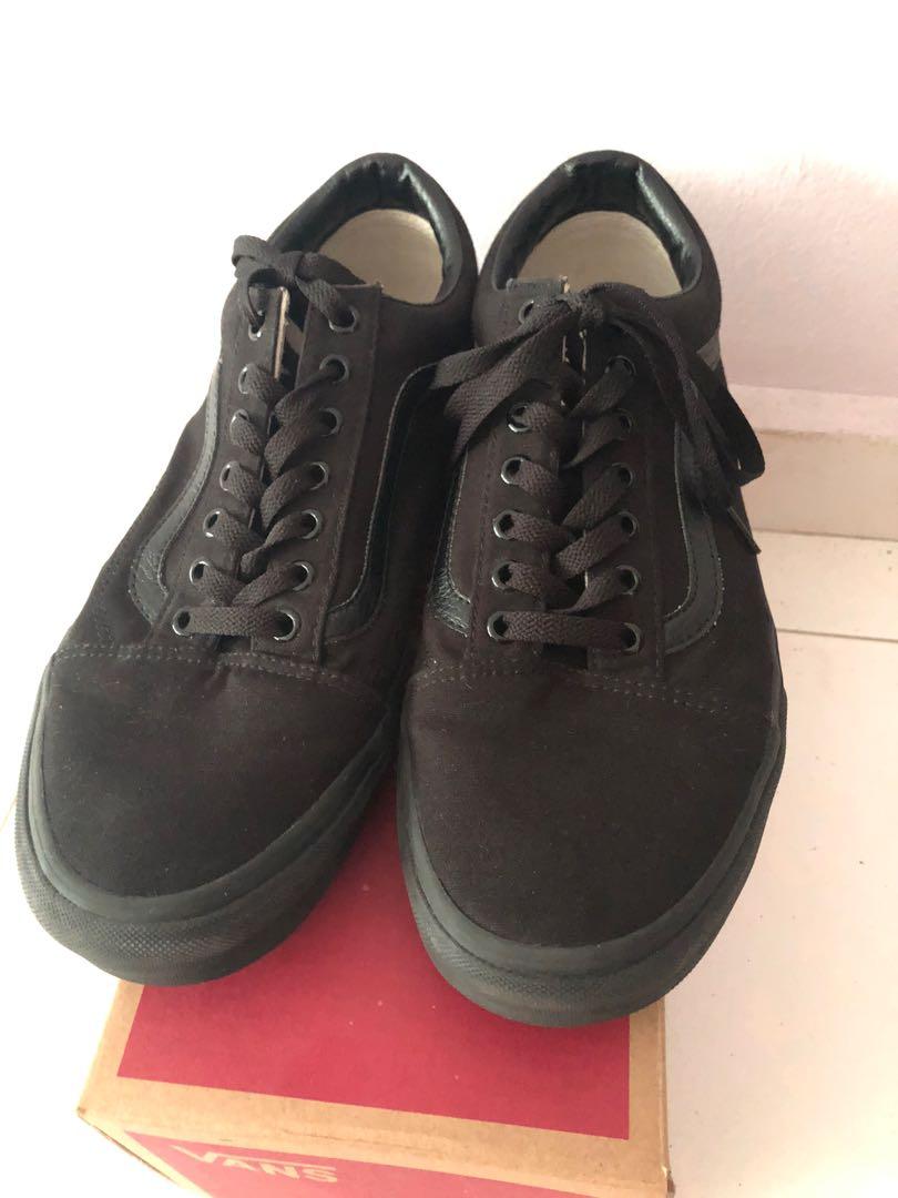 Old Skool Vans ( Full Black ), Men's Fashion, Footwear, Sneakers on ...