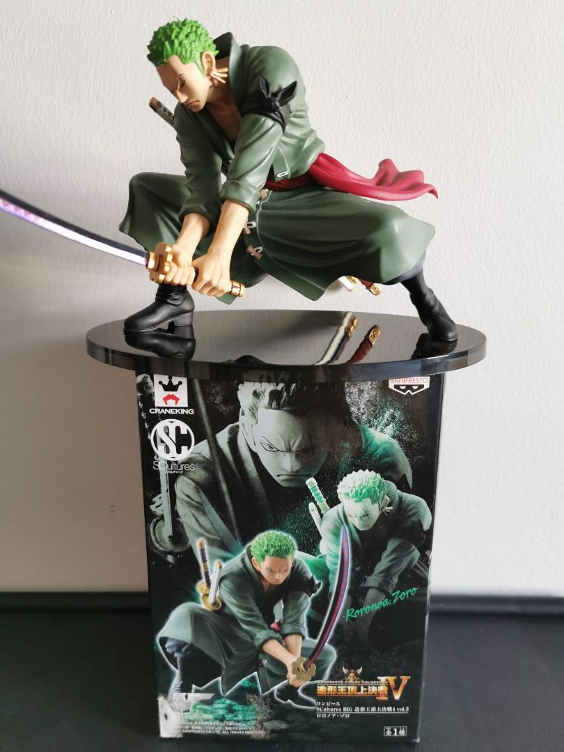 35.5cm One Piece GK Wano Country Roronoa Zoro Anime Figure Oversized Manga  Statue PVC Action Figurine Collectible Model Toys