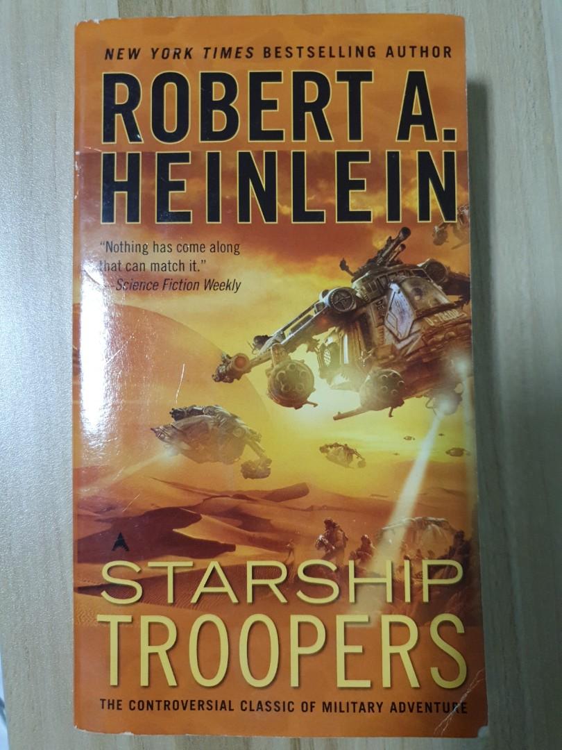 Starship Troopers Robert A Heinlein Books Stationery Fiction On Carousell