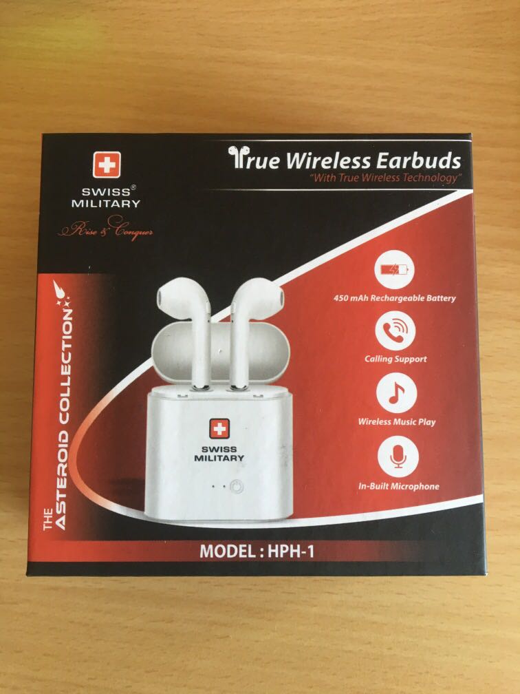 Swiss military wireless on sale earbuds hph 4