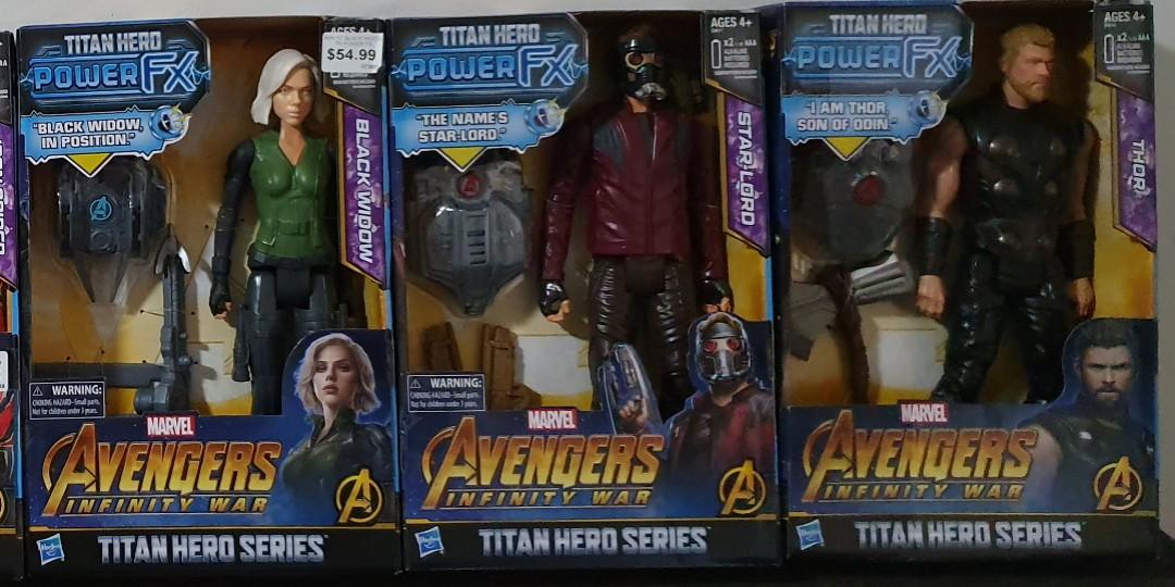 Titan Hero Power Fx Marvel Avengers Infinity War Complete Set Toys Games Toys On Carousell