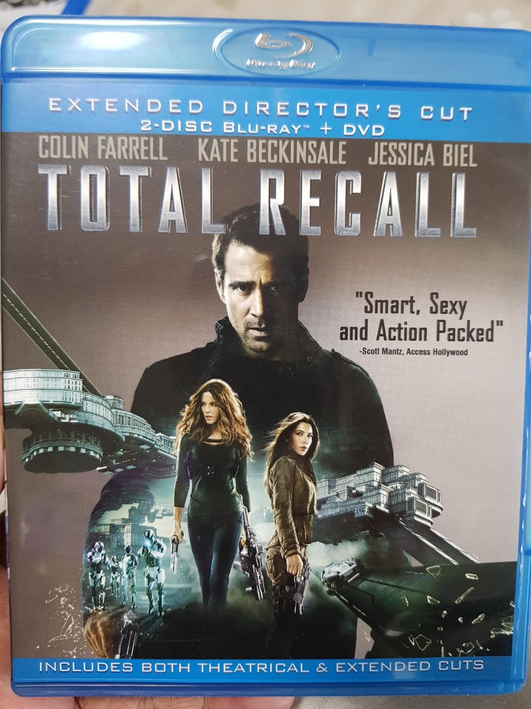 Total Recall blu ray+ dvd, Hobbies & Toys, Music & Media, CDs & DVDs on ...