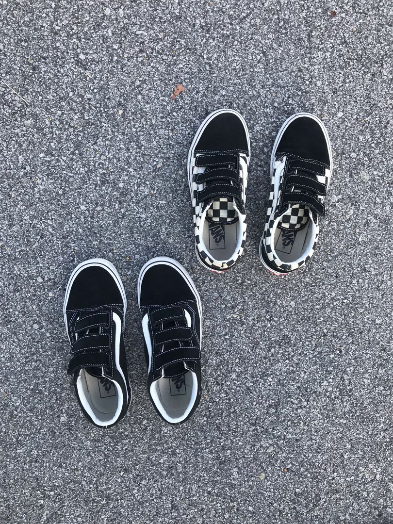 vans old skool velcro black