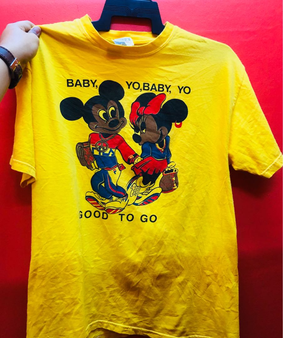 mickey mouse fila shirt