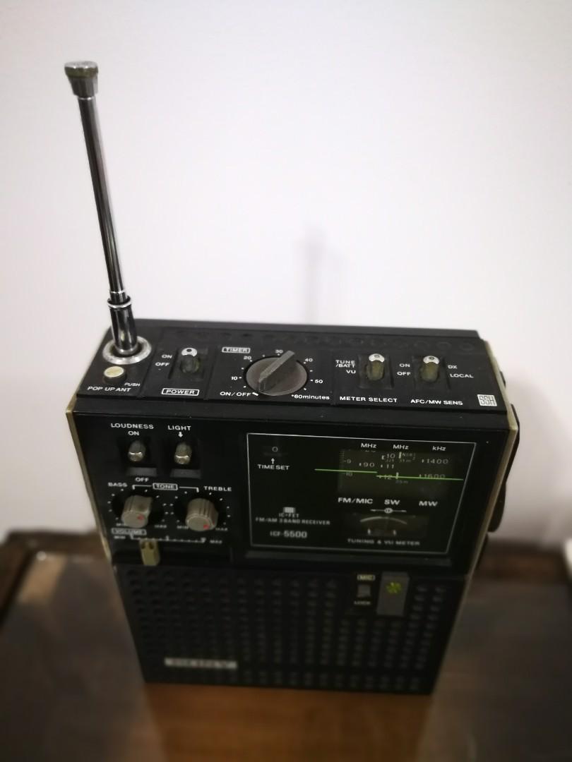 Vintage Sony ICF-5500 Radio, Audio, Portable Music Players on 