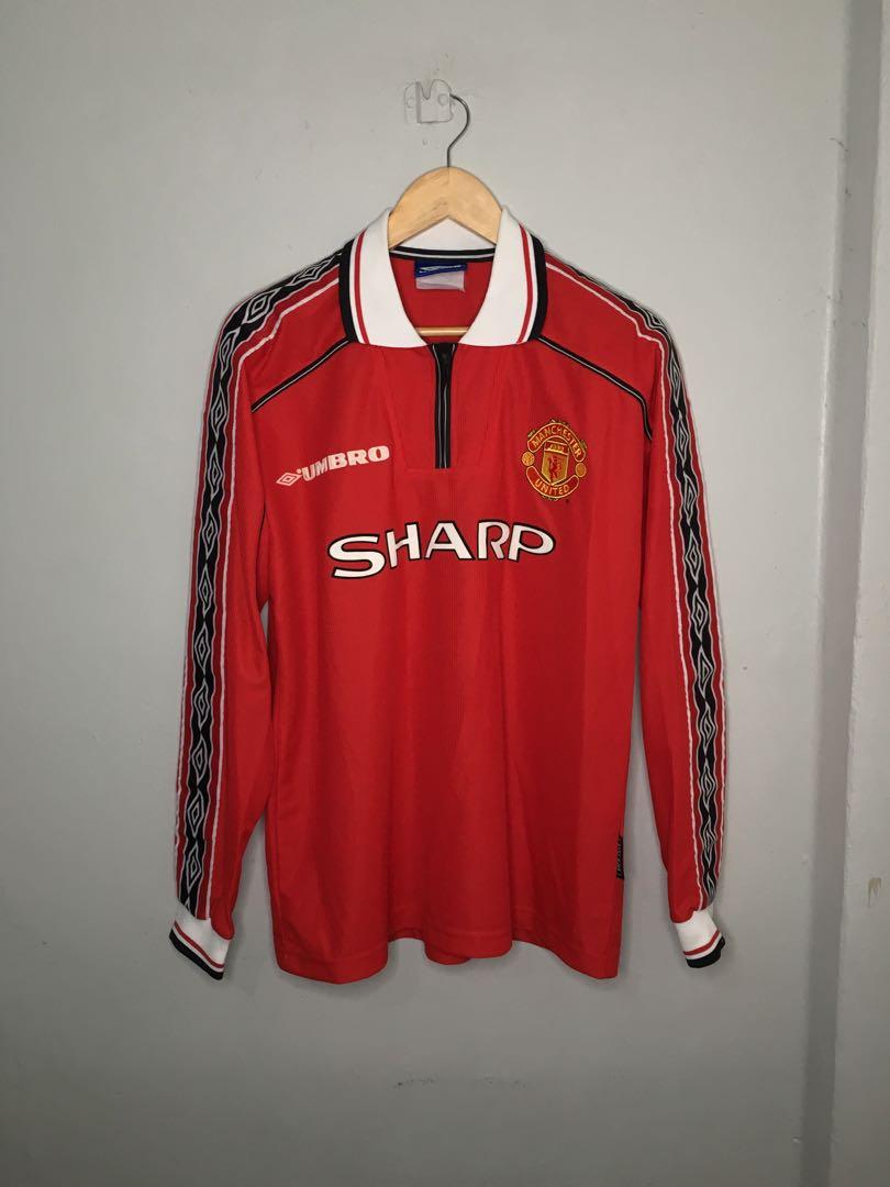 Maillot Manchester United vintage floqué Beckham (2000/02