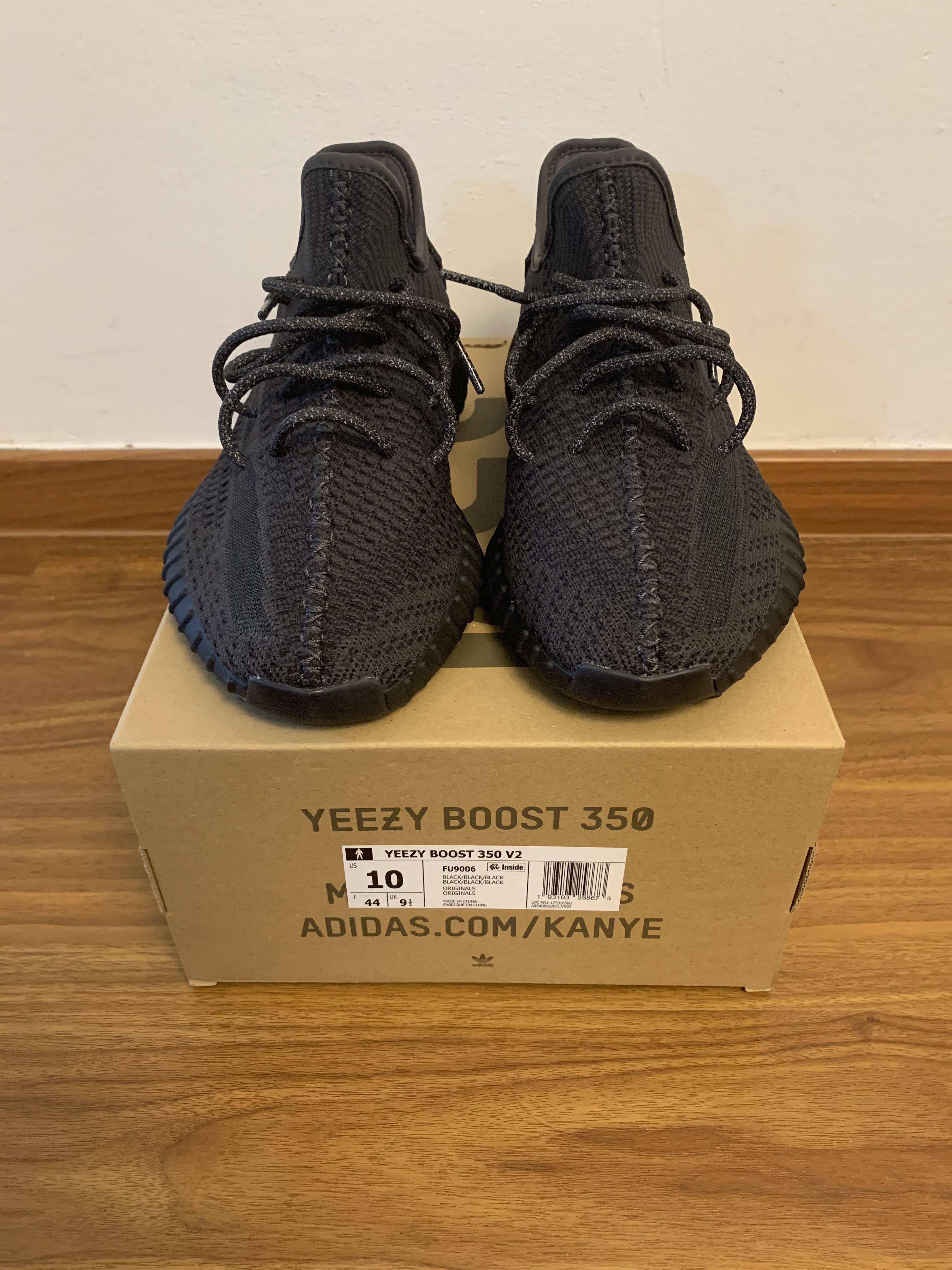 Yeezy black reflective box cheap