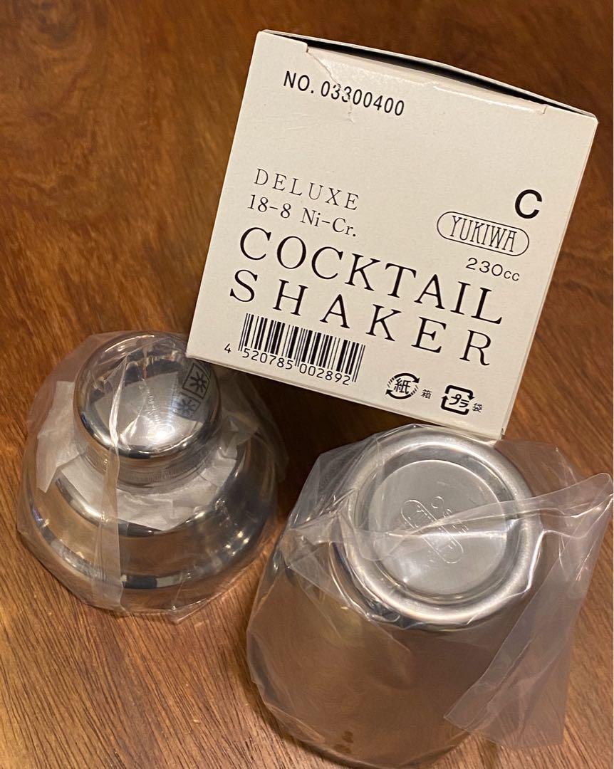 YUKIWA Deluxe Cocktail Shaker 酒吧雞尾酒搖混器/調酒師/專業人員/個人使用的 有盒全新日本製 230cc (執屋清位只有一個）, 傢俬＆家居, 其他, 家居改善及