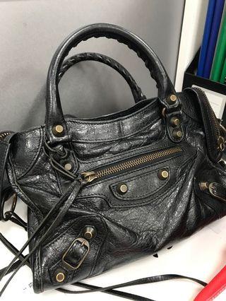 Balenciaga 經典絕版銅釦 mini city