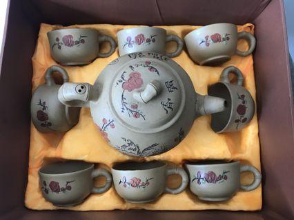 Wuxi purple clay traditional chinese tea set