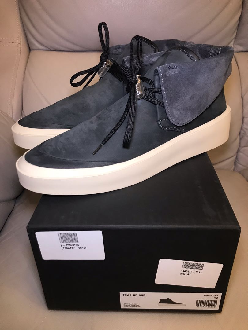 fear of god chukka boots