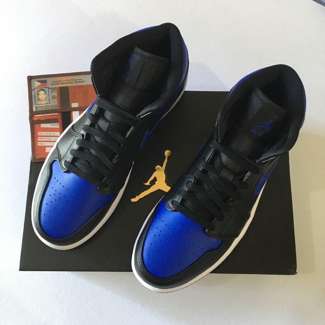 Air Jordan 1 Mid Hyper Royal Men S Fashion Footwear Sneakers On Carousell Air Jordan 1 Mid Hyper Royal Men S Fashion Footwear Sneakers On Carousell