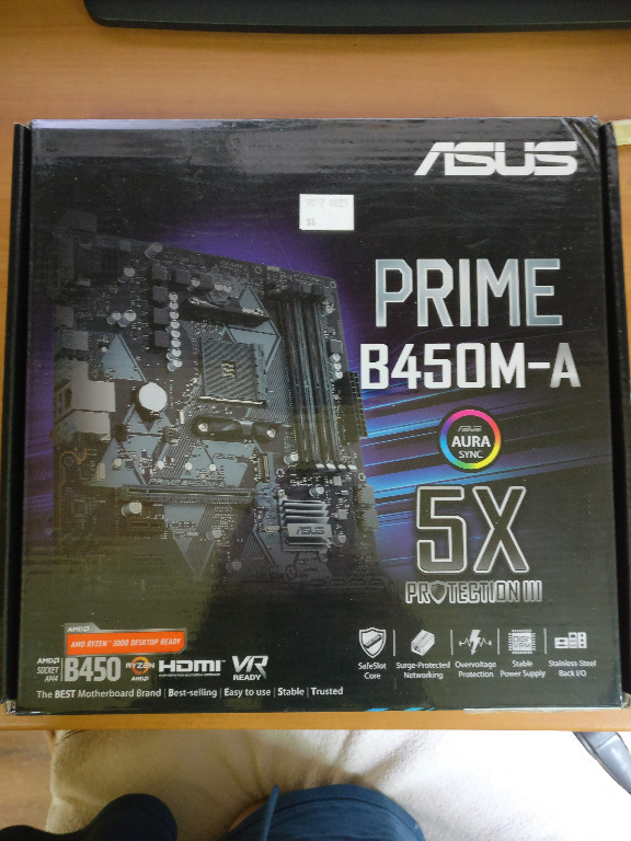 Asus Prime B450m A Ryzen Motherboard Amd B450 Chipset 8 Channel Audio Output Electronics Computer Parts Accessories On Carousell