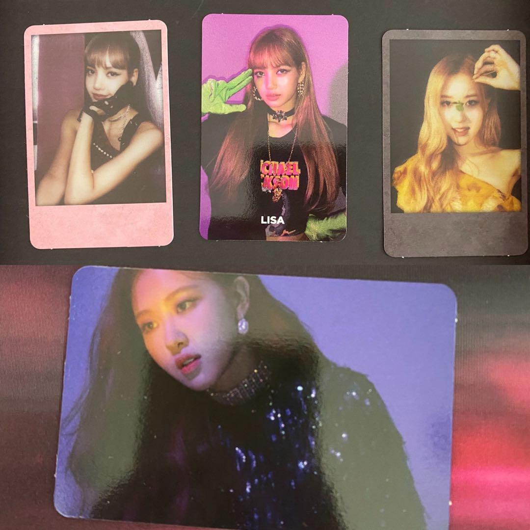 Blackpink Kill This Love Ktl Square Up Lisa And Rose Photocards K Wave On Carousell