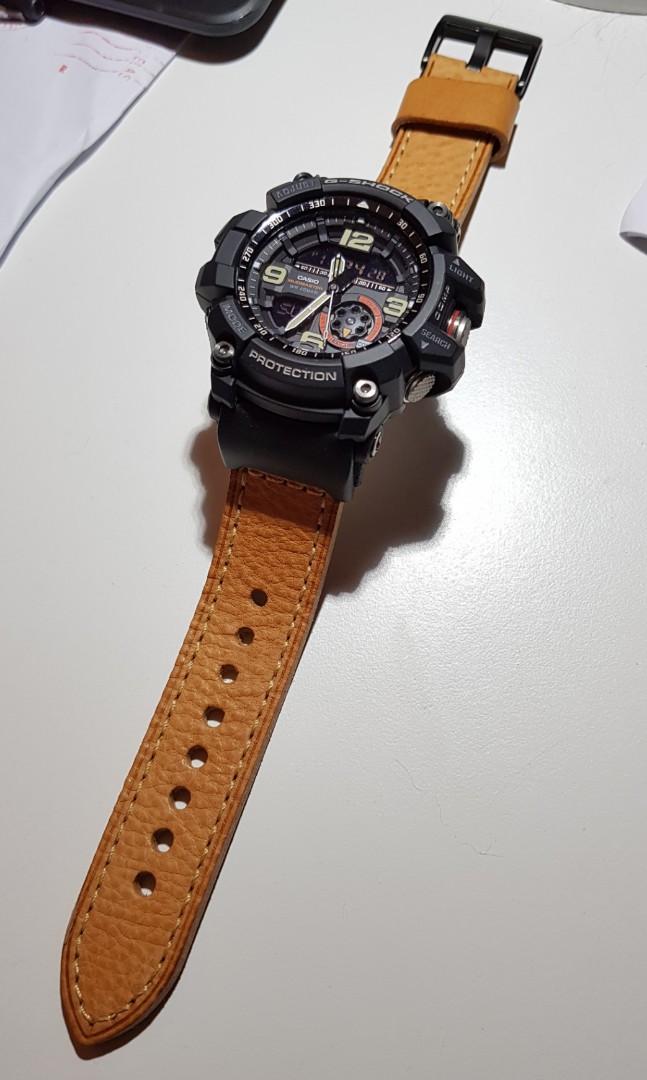 Watch leather strap for Casio G Shock GG 1000