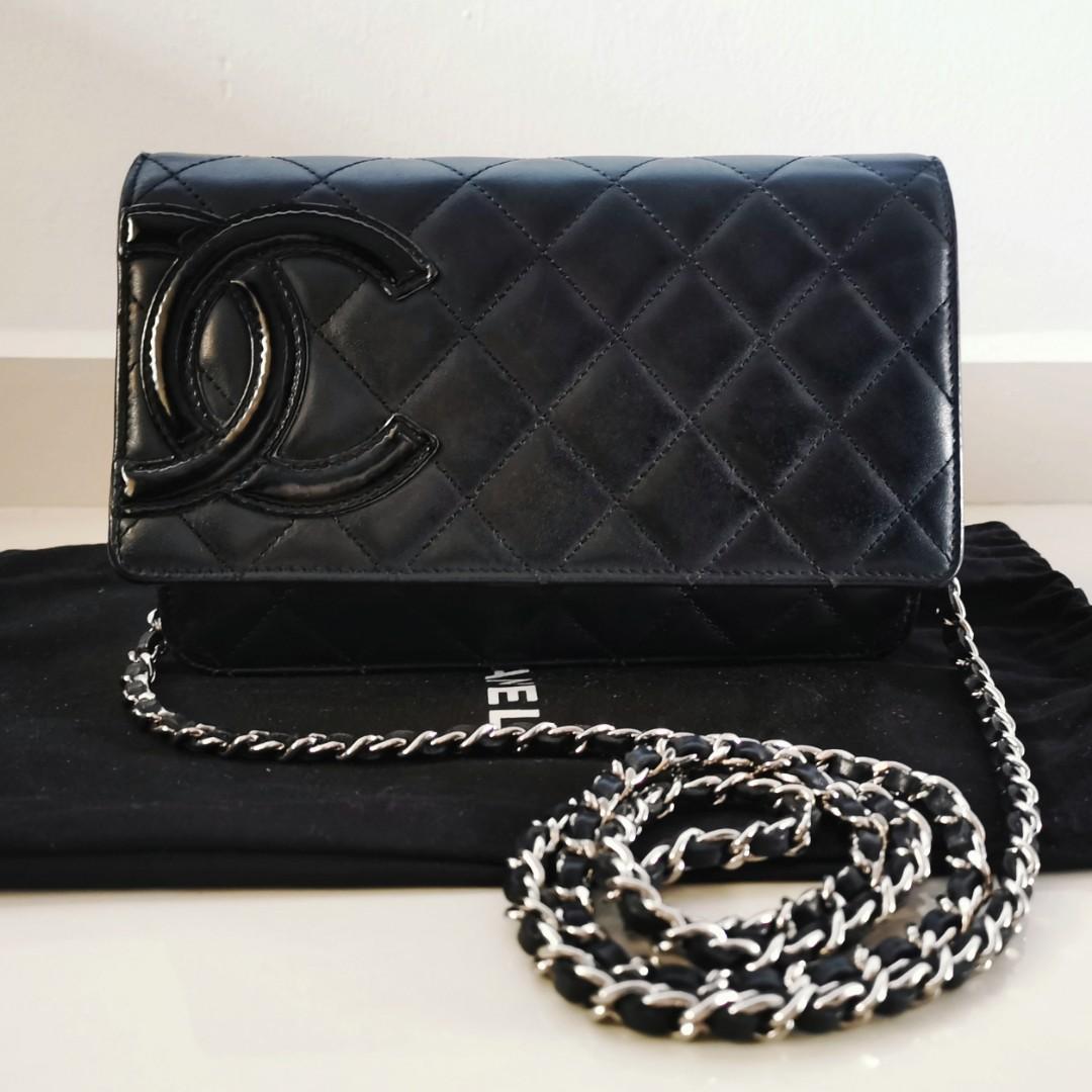 Chanel Cambon WOC, Luxury, Bags & Wallets on Carousell