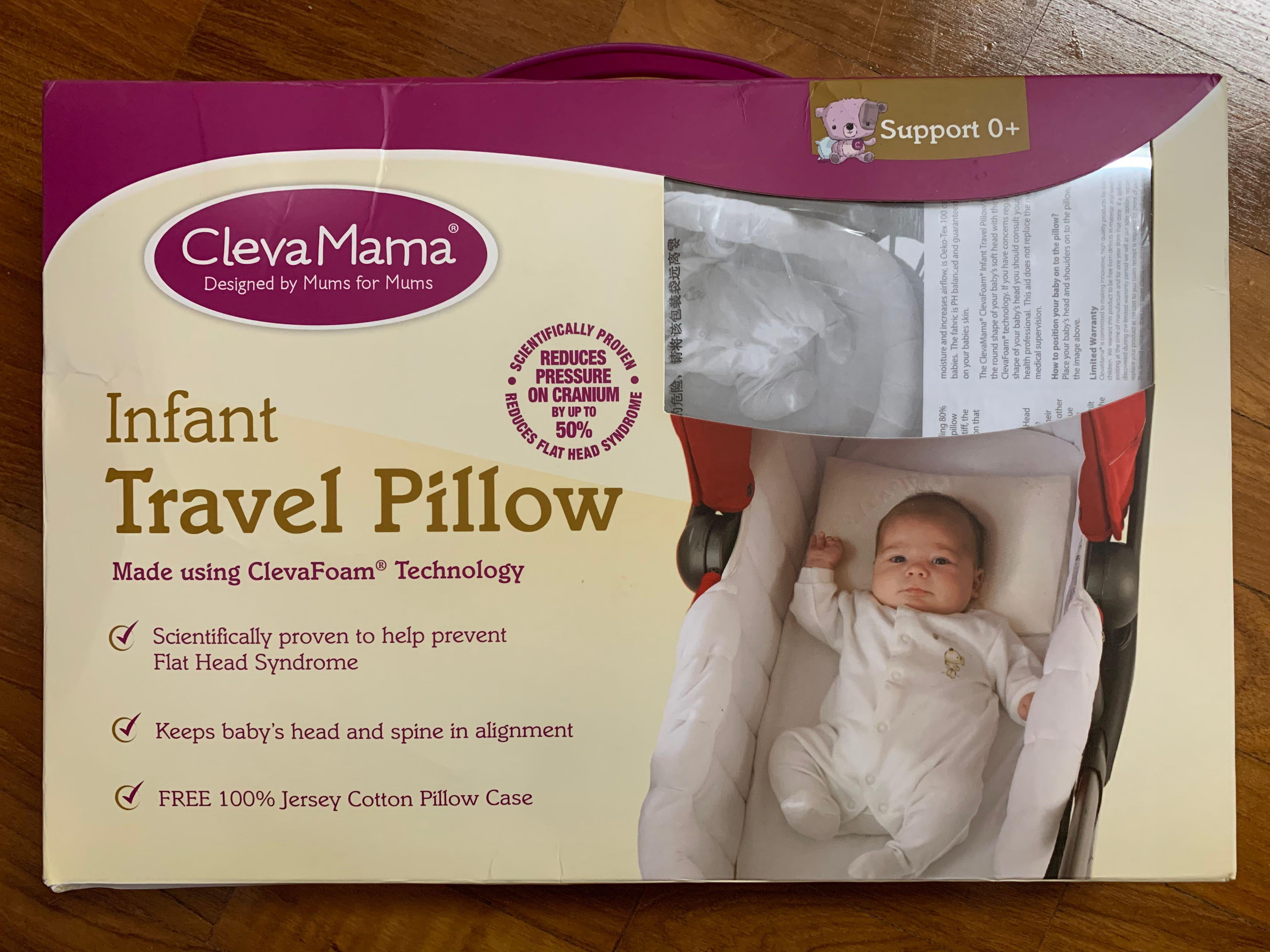 Clevamama infant travel pillow 2025