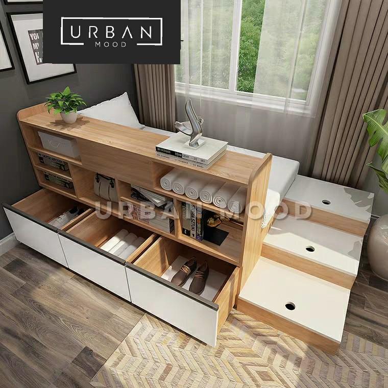 Japanese storage sale bed