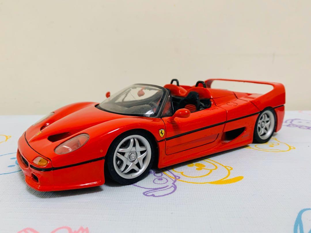 Ferrai X Shell Maisto法拉利f50 紅色跑車模型車擺設男朋友生日愛車車模絕版 興趣及遊戲 玩具 遊戲類on Carousell